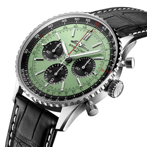 breitling navitimer green face